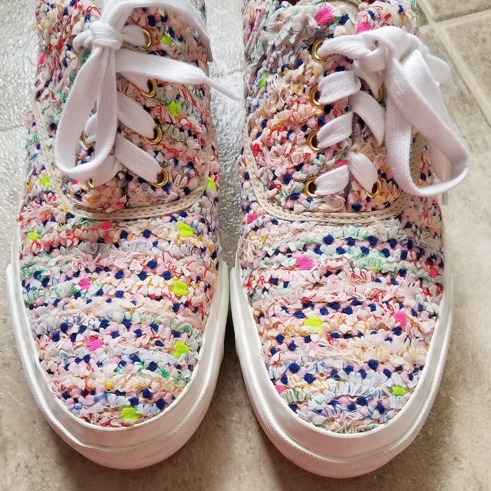 COOMEN x MOONSTAR Tweed Japanese Sneakers 7.5-8M - Picture 3 of 8